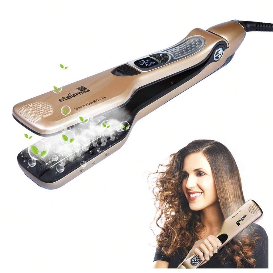 Hair Straighteners Flat Iron Professional Steam Plus Hair Straightener