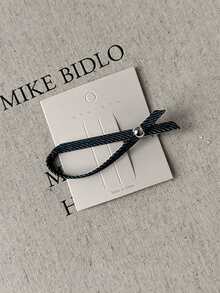 1入/個女士色彩多樣的丙烯酸蝴蝶結髮夾，具有復古時尚和奢華感，適用於髮型編織、防滑和日常佩戴 - D-5339 - 查看 9