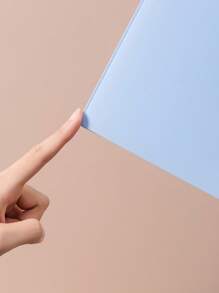 1 pieza Carpeta de archivo de varios niveles de unicolor, archivador A4 con fundas transparentes para papeles y documentos, de gran capacidad (tarjeta de etiqueta de portada aleatoria)
