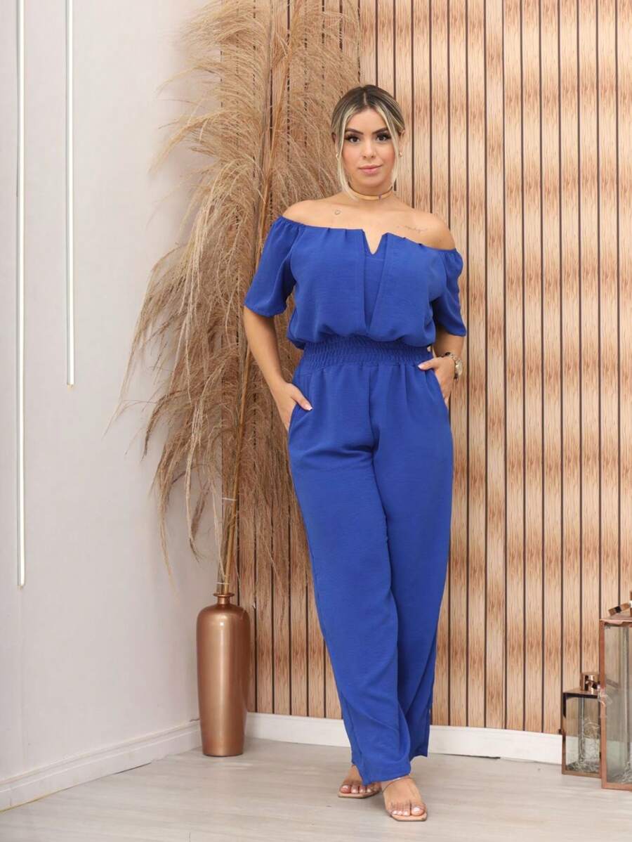 Women Jumpsuits - Xanh đậm - Xem 1