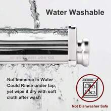 Pasta Attachment For KitchenAid Stand Mixer, 3 Piece Pasta Making Kit Including Pasta Roller, Cutter For Authentic Spaghetti And Fettuccine Sheets, Durable Noodle Accessories - White - View 4