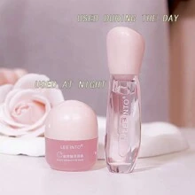 LEEINTO 植物丰唇套装，减少唇纹，保湿隔夜唇膜，2 件套，适合日常使用 - 01 - 查看 3