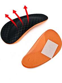 QKC 1 Pair Of Arch Support Insoles, Non-Slip EVA Massage Insoles, Arch Half Pads