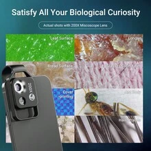 Apexel Ms002 Black 200x Microscope - Black - View 5