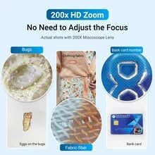 Apexel Ms002 Black 200x Microscope - Black - View 4