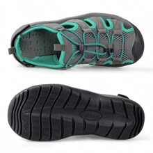 knixmax Sandalias para mujer con malla y suela de goma para escalar montañas y hacer senderismo - Verde - Ver 4