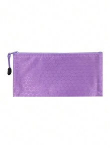 1pc/12pcs(1pc Per Color)/24pcs(2pcs Per Color) Waterproof & Moisture-Proof Zipper Bags, A6 Size Storage Bags, Back To School Student Stationery Pencil Case, Suitable For Cosmetics, Small Office Supplies And Travel Accessories Storage, Simple & Portable, Ideal For Students Back To School - Multicolor - View 17