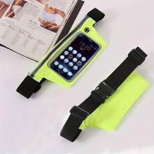 1pc Touch Screen Waterproof Outdoor Sports Waist Bag, Unisex Running Fitness Leisure Phone Bag Waist Pack Travel Bag