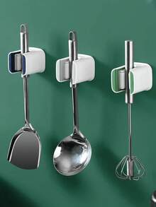 浴室拖把夾，多功能壁掛淋浴間收納架，收納夾 - 彩色 - 查看 6