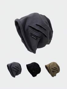 1pc Unisex Baggy Beanie Hat Scratch Design Slouchy Hat For Men Women Streetwear Fashion Fall Outfit