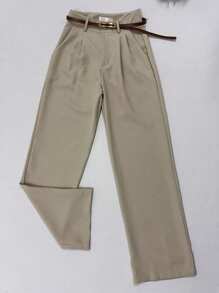 Women Two-Piece Outfits - Beige - View 3