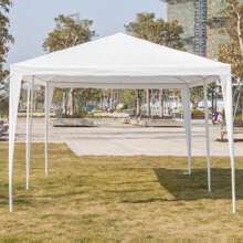 3 X 6m Four Sides Waterproof Tent With Spiral Tubes White