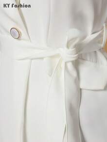 Women Blouses - White - View 8