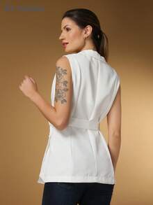 Women Blouses - White - View 4