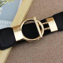 1 pièce Ceinture élastique pour robe pour femme grande taille, Ceinture de taille à porter avec des robes, pour l'été, l'école, l'automne, Halloween