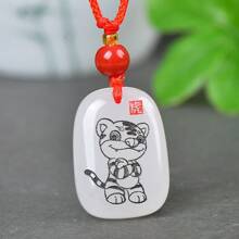 1 Vòng cổ ngọc bích tự nhiên 12 cung hoàng đạo, Nhiều màu sắc và kiểu dáng để lựa chọn, Vòng cổ dễ bảo vệ, Thích hợp cho phụ nữ, Mặt dây chuyền vòng cổ đá quý tự nhiên chất lượng cao, Phụ nữ, Nam giới, Trang sức thạch anh pha lê Reiki được làm thủ công thực sự, Tặng cô ấy một món quà ngày lễ. - C - Xem 2