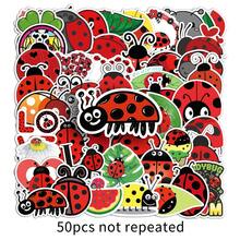 Bộ 50 Ngộ nghĩnh Dễ Thương Bọ Rùa Chống Nước Miếng Dán DIY Cho Điện Thoại Laptop Ván Trượt Sáng Tạo Graffiti Xe Ô Tô Xe Máy Miếng Dán - Nhiều màu - Xem 8
