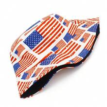 新款國旗樣式漁夫帽，春夏戶外海灘防曬帽，可反轉漁夫帽 - 彩色 - 查看 8