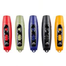 1pc USB Rechargeable Electronic Whistle With 3 Adjustable Volumes And 3 Types Of Sound For Travel And Outdoor Sports - Yellow - View 6