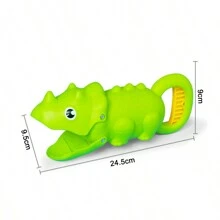 儿童沙滩玩具，蟹爪，恐龙夹，机械手，沙箱铲子套装，适合男孩和女孩 - 彩色 - 查看 3