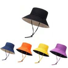 1pc New Sun Protection Hat, Bucket Hat - Multicolor - View 7