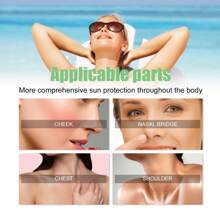 1 barra de protector solar EELHOE con múltiples sabores para la protección contra los rayos UV en actividades al aire libre en verano - Aroma de jazmín verde claro - Ver 3