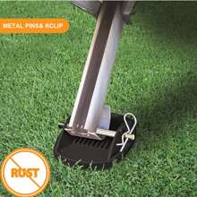 4x Updated Caravan Feet Pads Heavy Duty Caravan Leg Pads Stabiliser Jack Pads - Black - View 6