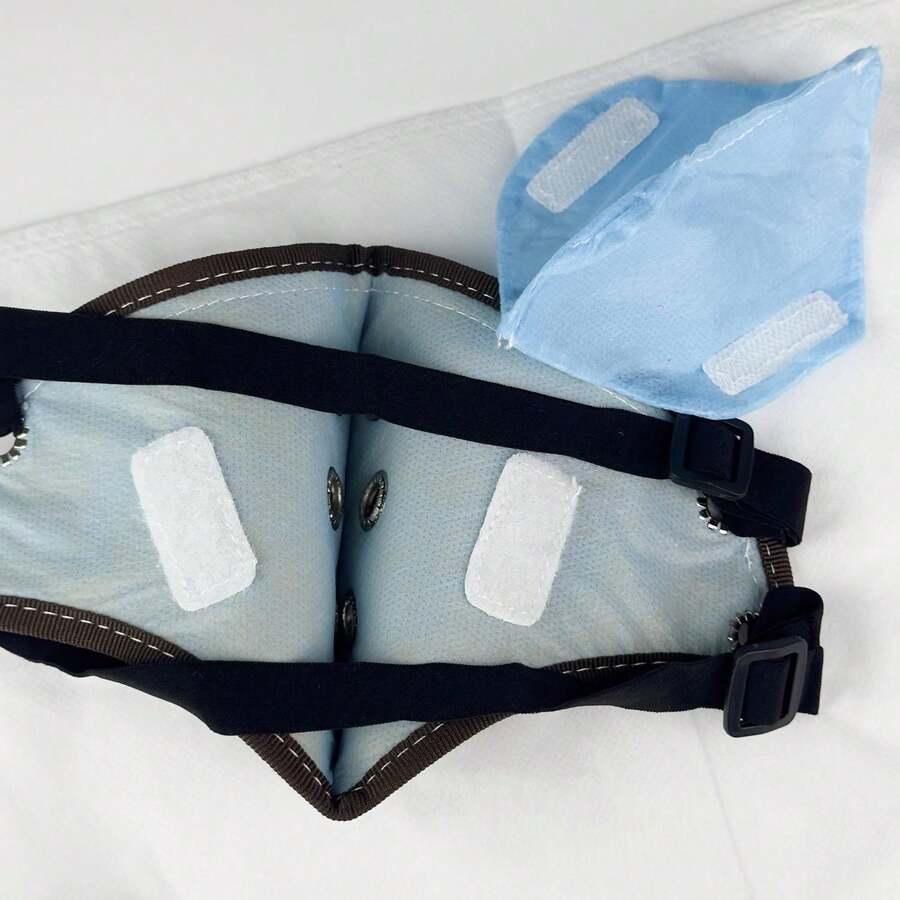 Retro Metal Leather Face Mask, Motorcycle Riding Outdoor PU Protective