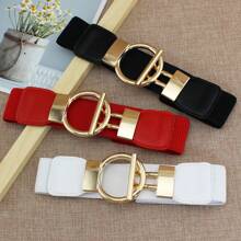 1 pièce Ceinture élastique pour robe pour femme grande taille, Ceinture de taille à porter avec des robes, pour l'été, l'école, l'automne, Halloween