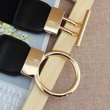 1 pièce Ceinture élastique pour robe pour femme grande taille, Ceinture de taille à porter avec des robes, pour l'été, l'école, l'automne, Halloween