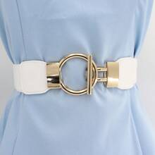 1 pièce Ceinture élastique pour robe pour femme grande taille, Ceinture de taille à porter avec des robes, pour l'été, l'école, l'automne, Halloween