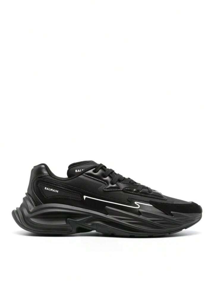 Balmain Men's Sports Shoes BLACK CM0VI355LLSN0PA | SHEIN USA