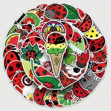 Bộ 50 Ngộ nghĩnh Dễ Thương Bọ Rùa Chống Nước Miếng Dán DIY Cho Điện Thoại Laptop Ván Trượt Sáng Tạo Graffiti Xe Ô Tô Xe Máy Miếng Dán - Nhiều màu - Xem 3