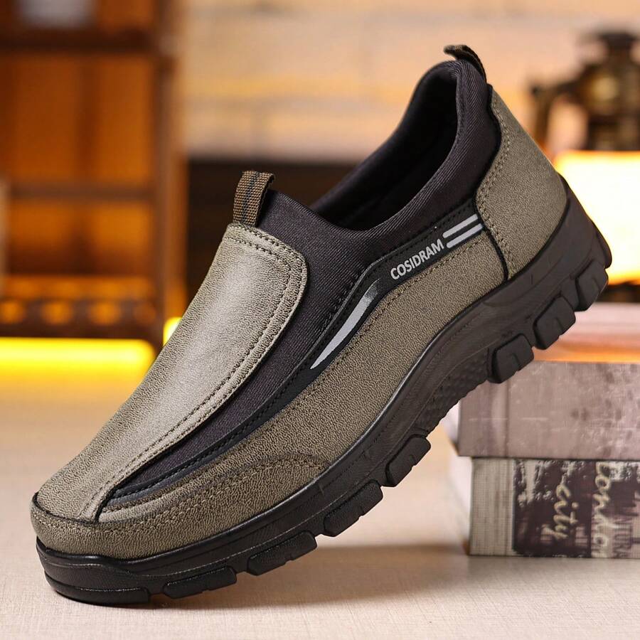 Zapatillas deportivas casuales para hombre, zapatos de conducir slip-on, nuevos zapatos planos para primavera/verano, mocasines, zapatos casuales de negocios transpirables y ligeros, zapatos de senderismo, zapatos de trekking
