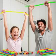 New Style Sensory Cube String Noodles Fidget Toy ,Calming Textured Stretchy Strings Toys For Kids -Fosters Creativity And Focus,Stress Relief Fidget Toys Pack Stretchy Strings For Adults Improve Concentration,Party Favors, Christmas Stocking Stuffers, Classroom Prizes And Easter Basket Stuffers(Round,Triangle,Square,Hexagon,Rhombus,Star) - Multicolor - View 7