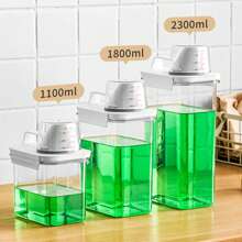 Hộp đựng bột giặt dung tích lớn chống ẩm - Hộp lưu trữ gia đình đa năng cho phòng tắm và nhà bếp - Nhiều màu - Xem 4