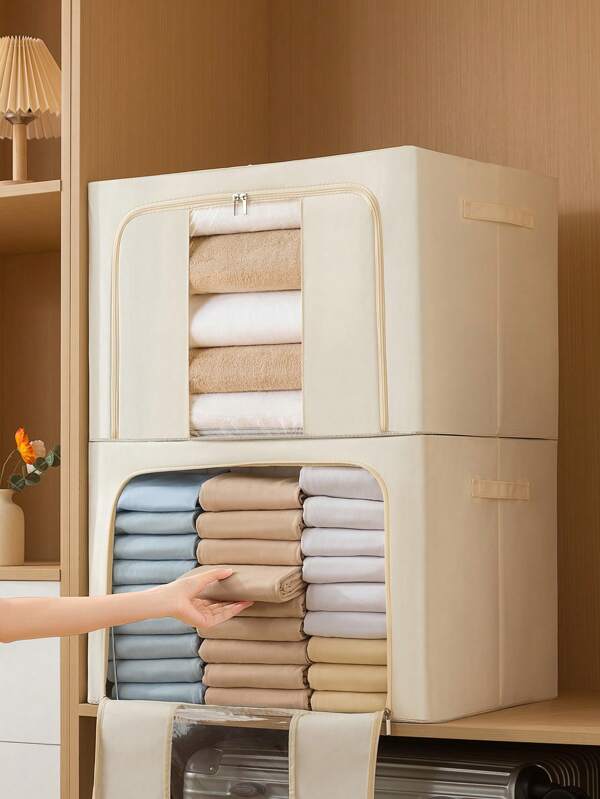 1pc Multifunctional Folding Storage Box - Large Capacity Clothes/Toys/Items/Books Organizer - Household Essential Storage Bin Decorations Decor Festival Decor Room Decor Home Decor Bed Room Decor, Room Decorations, Decorations, Decor, Storage, Organizer Bedroom, Organizer, Home Storage, White T Shirt Women, Black Pants Women, Ladies Winter Clothes, Dress,