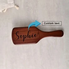 1pc Name Carved Comb, Personalized Gift, Handmade Party Accessory, Custom Hair Comb, Custom Gift, Personalized Gift