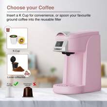 CHULUX Coffee Maker Single Serve Coffee Brewer, Personal Coffee Machine, One-Touch Operation Single Cup Capsule Coffee Maker, With 12 Ounce Built-In Water Tank - US A Type Plug(110-127V) - View 6
