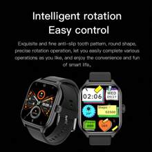 1 pulseira de relógio inteligente feminina, tela sensível ao toque TFT de 2,05", temperatura corporal, previsão do tempo, Bluetooth, rastreador de atividades, lembrete de chamadas/mensagens, compatível com sistemas Android e iOS, adequado para presentes