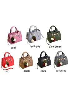 女士時尚復古單肩包，春夏款式斜挎包，女士PU皮手提包