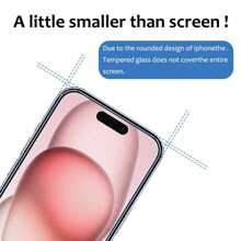 5 piezas de película de vidrio templado compatible con iPhone 16, 16 Plus, 16 Pro, 16 Pro Max, 15, 14, 13, 12, 11 Pro Max, X, XS, XR, Mini, 7, 8, 14 Plus, protector de pantalla compatible con iPhone 14, 15 Pro Max, regalo para cumpleaños, familia, amigos, protector de pantalla de teléfono, accesorios de teléfono