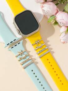 Bộ 4 dây đeo Apple Watch Vòng trang trí 12 mẫu chòm sao Linh vật may mắn Tương thích với dây đeo đồng hồ Apple/Samsung/Huawei dành cho nam và nữ - Một cỡ - Xem 7