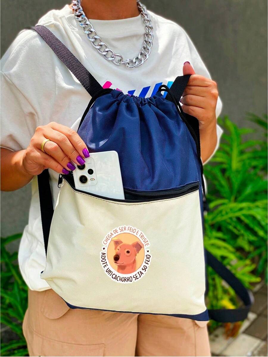 Men Tote Bags - Màu be - Xem 1