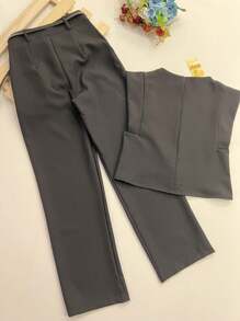 Women Two-Piece Outfits - Black - View 8