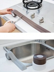 3 Băng Dính Chống Thấm Nước Nhà Bếp Và Phòng Tắm 3 Màu, Bếp/Màn Hình Góc/Dải Niêm Phong Chống Ẩm Đường May Cho Bồn Rửa/Vết Nứt,Nhà Bếp, Vật Dụng Nhà Bếp, Thực Phẩm, Nấu Ăn, Cắm Trại, Kỳ Nghỉ, Bãi Biển, Trang Trí Phòng, Người Tổ Chức, Bữa Tiệc, Du Lịch . - Nhiều màu - Xem 2