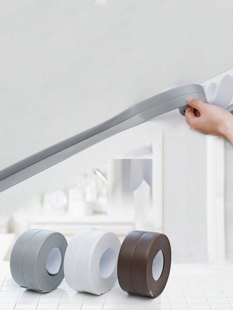 3 Băng Dính Chống Thấm Nước Nhà Bếp Và Phòng Tắm 3 Màu, Bếp/Màn Hình Góc/Dải Niêm Phong Chống Ẩm Đường May Cho Bồn Rửa/Vết Nứt,Nhà Bếp, Vật Dụng Nhà Bếp, Thực Phẩm, Nấu Ăn, Cắm Trại, Kỳ Nghỉ, Bãi Biển, Trang Trí Phòng, Người Tổ Chức, Bữa Tiệc, Du Lịch . - Nhiều màu - Xem 1
