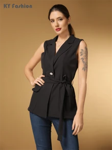 Women Blouses - Black - View 1