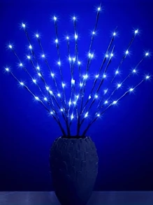 1pc Creative 20LED Artificial Simulation Tree Branch Light String, Indoor Room Desktop Decorative DIY Tree Shaped Night Light,Room Decor,Home Decor Light,Christmas Decorative Night Light - Dendritic - View 9