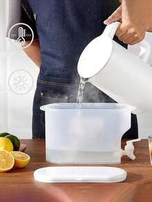 1入組冰箱冷水壺、1入組檸檬濾網瓶、1入組附水龍頭的冷水茶壺、1入組果汁冷桶雞尾酒調酒器、1入組飲料冰桶